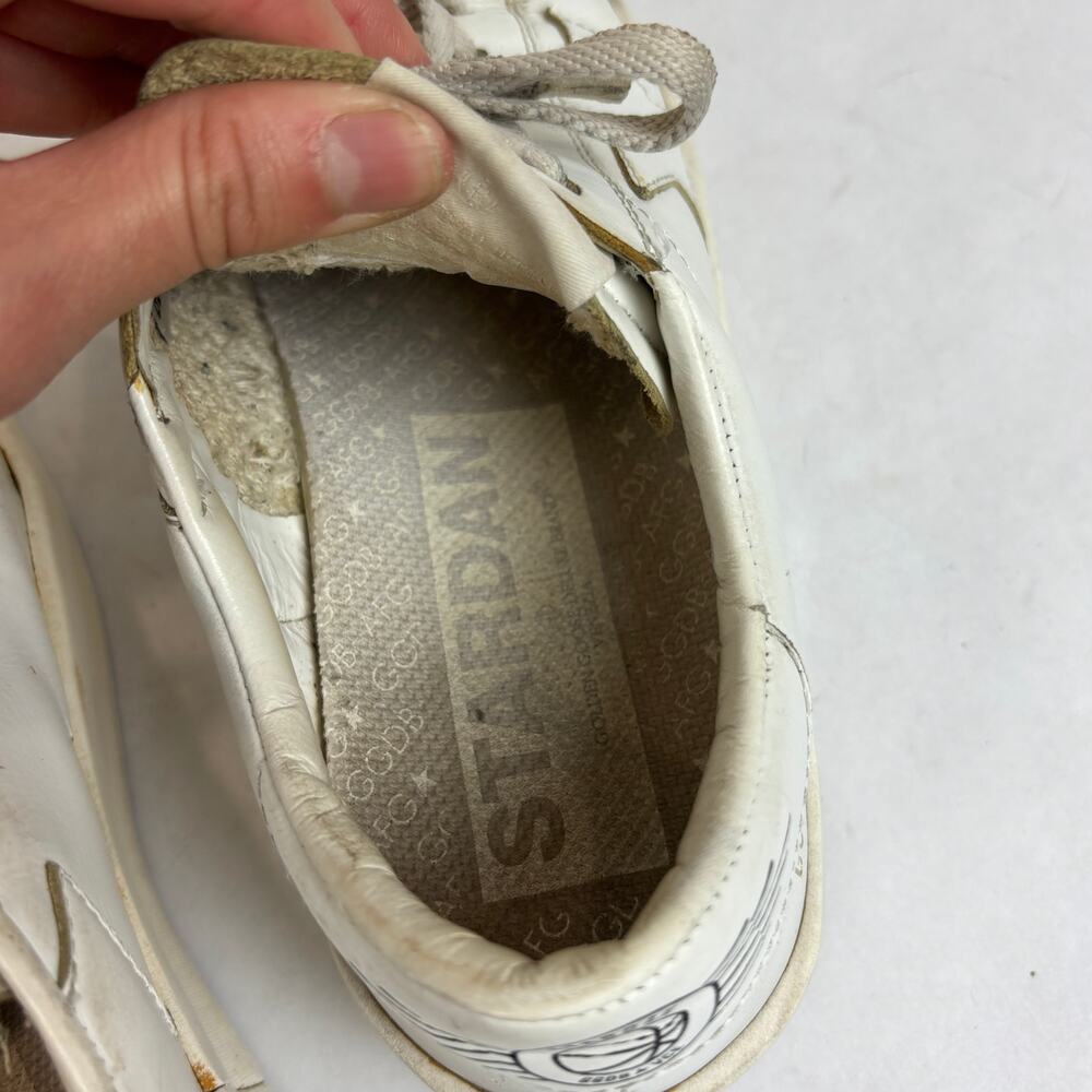 Golden Goose GGDB Stardan Leather Low Top Trainers Sneakers Women's 36 - Picture 9 of 14